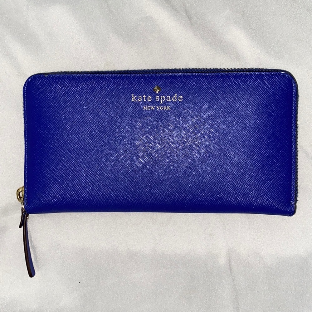 Kate Spade Cedar Street Lacey Blue Wallet